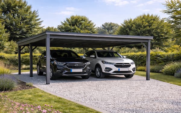 Doppelcarport aus Polen