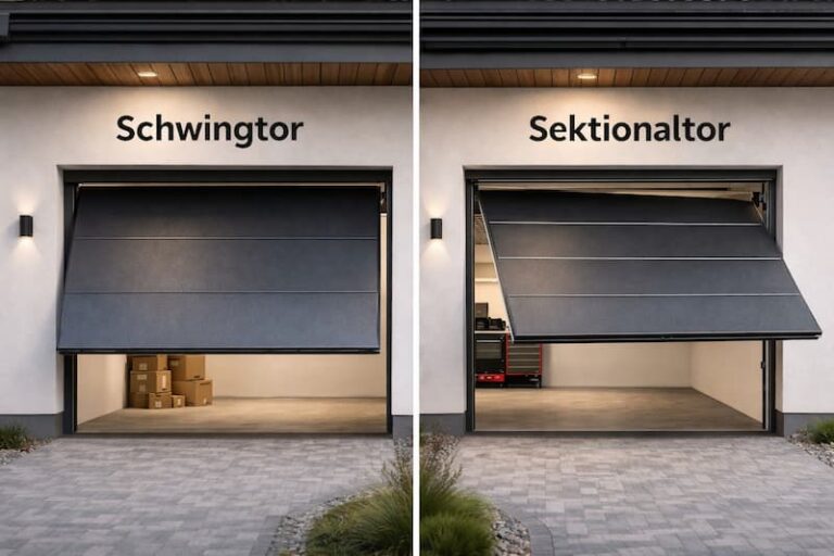 Schwingtor oder Sektionaltor? Technischer Vergleich aus der Praxis