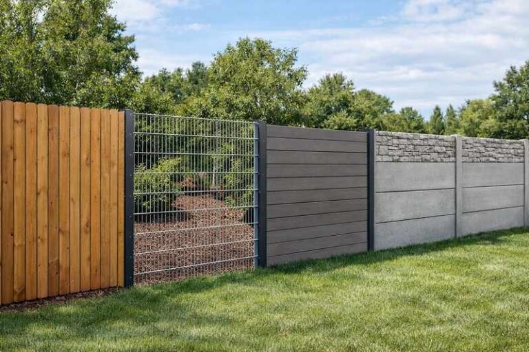 Welcher Zaun ist am günstigsten – Holz, Metall, WPC oder Beton im Preisvergleich